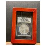 2015 Silver Eagleï¿½ MS70 First Day of Issue