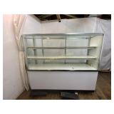Glass Display Case with Adjustable Shelves