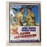 Flying Leathernecks Movie Poster in Frame