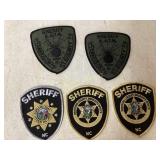 5 Sheriff Department Patches