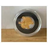 Gold Pirate Skull Coin, Republic of Palau