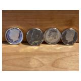 4 2018 Kennedy Half Dollars: 1 D, 1 P, 2 S