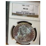1881-S Morgan Silver Dollar