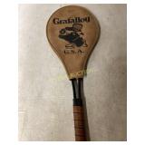 Grafalloy Tennis Racket with Leather Cover