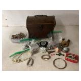 Decorative Jewelry Box with Assortedï¿½ Jewelry