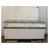 Glass-Front Display Case with Storage