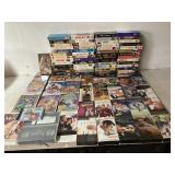 Approximately 91 VHS Tapes and Two Cassette Tapes