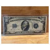 1934 Series $10 Silver Certificate Banknote
