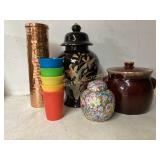 Decorative Jars, Cups, and Containers