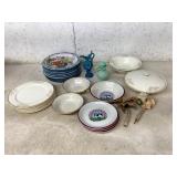 Plates, Bowls, and Decorative Items