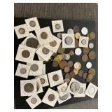 Foreign Coins in Holders and Loose