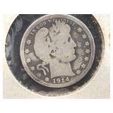 1914 Barber Quarter