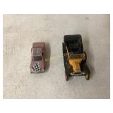 Two Die-Cast Vehicles in Plastic Storage Case