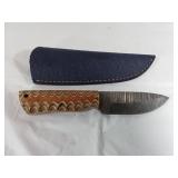 Custom Fixed Blade Knife with Sheath