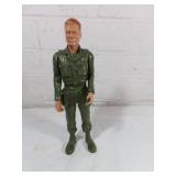 12-Inch Plastic Army Figurine in Green Uniform