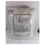 Handcrafted Queen Bedspread with Floral Design