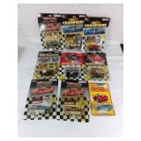 9 NASCAR 1:64 Diecast Cars with Packaging