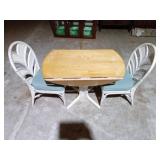 Breakfast Nook Table with Two Chairs