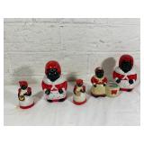 Ceramic Aunt Jemima Figurines