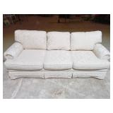 Alexvale White Upholstered Sofa