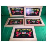 5 Wooden Produce Signs