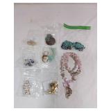Jewelry Pieces in Plastic Bags