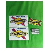 Sunoco Racing Fuel Logo Patches Set