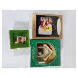Hallmark Santa Christmas Ornaments Set of 3