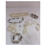 Costume Jewelry with Pearls