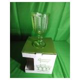Four American Vintage Twill Emerald Glasses