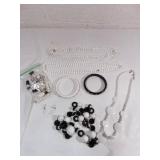 Costume Jewelry in Black and White