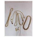 Gold-Tone Jewelry Lot