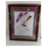 Victorian Lady Framed Wall Art