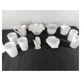 Milk Glass Hobnail Assorted Collection