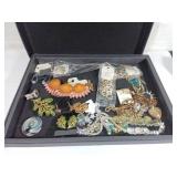 Costume Jewelry in Display Box