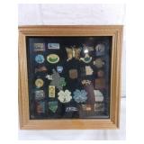Shadow Box of United States Pins