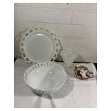 Glass and Ceramic Tableware Set