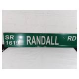 Double-Sided Randall Rd Street Sign