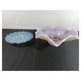 Hobnail Fenton Opalescent Glass Bowl Set