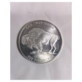 1 Troy Ounce Silver Buffalo Round