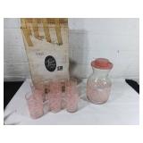 Tiara Exclusives Pink Depression Glass Set