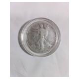 1943 Walking Liberty Half Dollar in Case