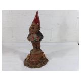 Tom Clark Gnome Holding a Wrapped Gift