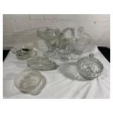 Pressed and Cut Glassware