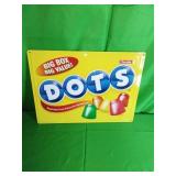 Tootsie Dots Metal Advertising Sign