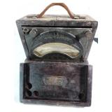 Weston Electric Voltmeter Model 45 in Wooden Case