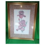 B. Hutcheson Signed and Numbered Floral Print