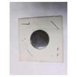 1864 Two-Cent Coin Encased in Holder