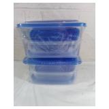 Two Sets of Plastic Food Containers