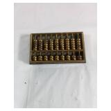Miniature Brass and Marble Abacus